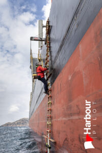Pilot board Sider Vancouver