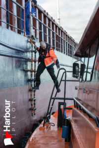 Pilot disembark Lafjell
